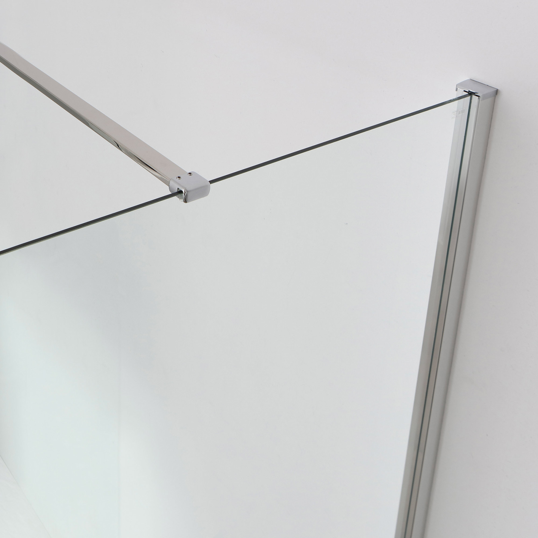 Doccia Walk-In angolare BERLINO 160x120 cm cristallo Trasparente Cromo (110+120)