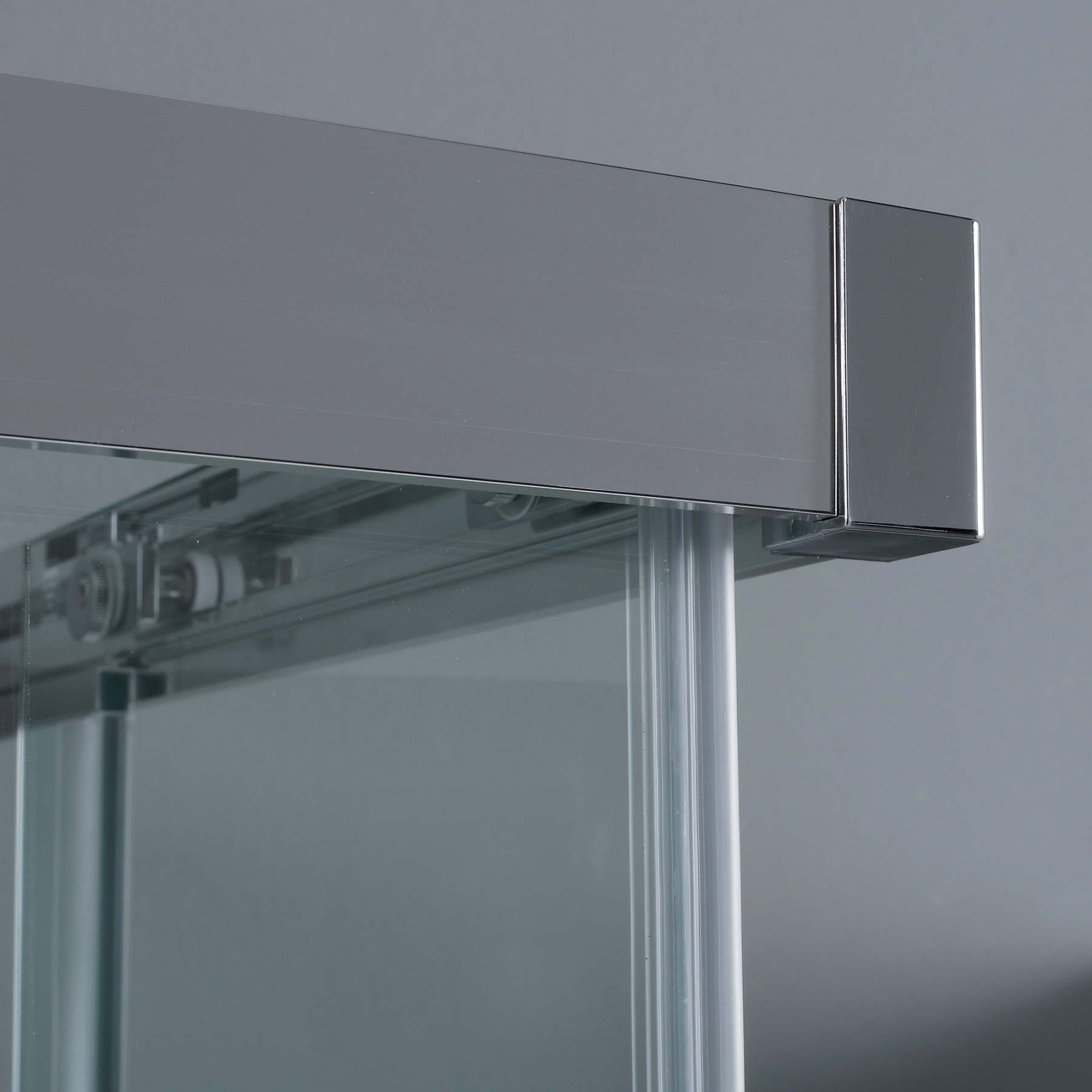 Box doccia MOSCA doppia porta scorrevole rettangolare 100x80 cm altezza 200 cm cristallo 8 mm