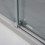 Box doccia MOSCA porta scorrevole rettangolare 3 lati 100x80x80 cm altezza 200 cm cristallo 8 mm