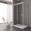 Box doccia MOSCA porta scorrevole rettangolare 130x70 cm altezza 200 cm cristallo 8 mm