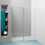 Porta doccia OSLO battente a nicchia 140 cm altezza 200 cm cristallo 6 mm