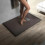 Piatto Doccia MILANO 110x70 cm resina alto 3 cm effetto ardesia, Moka Opaco