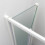 Box doccia TOKYO porta pieghevole rettangolare 100x70 cm altezza 200 cm cristallo 6 mm bianco opaco