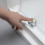 Box doccia TOKYO doppia porta scorrevole quadrato 75x75 cm altezza 200 cm cristallo 6 mm bianco opaco
