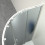 Box doccia TOKYO porta scorrevole semicircolare 80x80 cm altezza 200 cm cristallo 6 mm bianco opaco