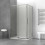Box doccia OSLO doppia porta scorrevole rettangolare 110x80 cm altezza 200 cm cristallo 6 mm
