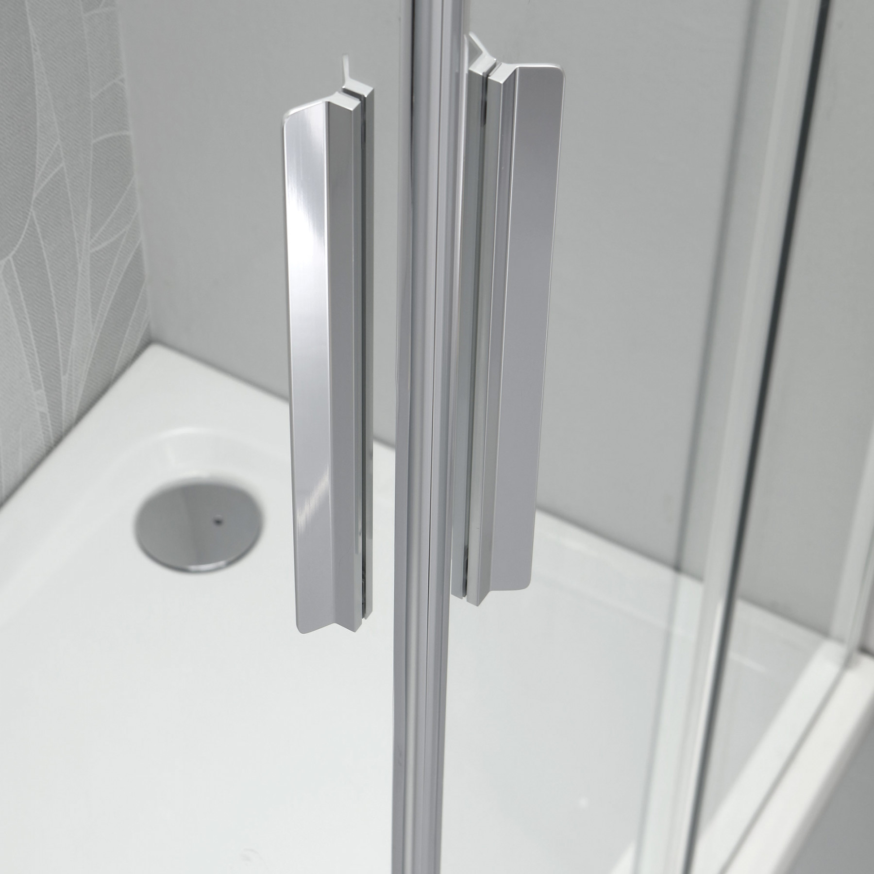 Box doccia OSLO doppia porta battente rettangolare 90x70 cm altezza 200 cm cristallo 6 mm