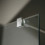 Parete doccia walk in TALLINN 100 cm cristallo trasparente 8 mm con barra snodata