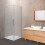 Box doccia OSLO doppia porta battente quadrato 90x90 cm altezza 200 cm cristallo 6 mm