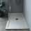 Piatto Doccia UDINE 140x80 cm alto 1,2 cm effetto cemento spatolato, Bianco Opaco