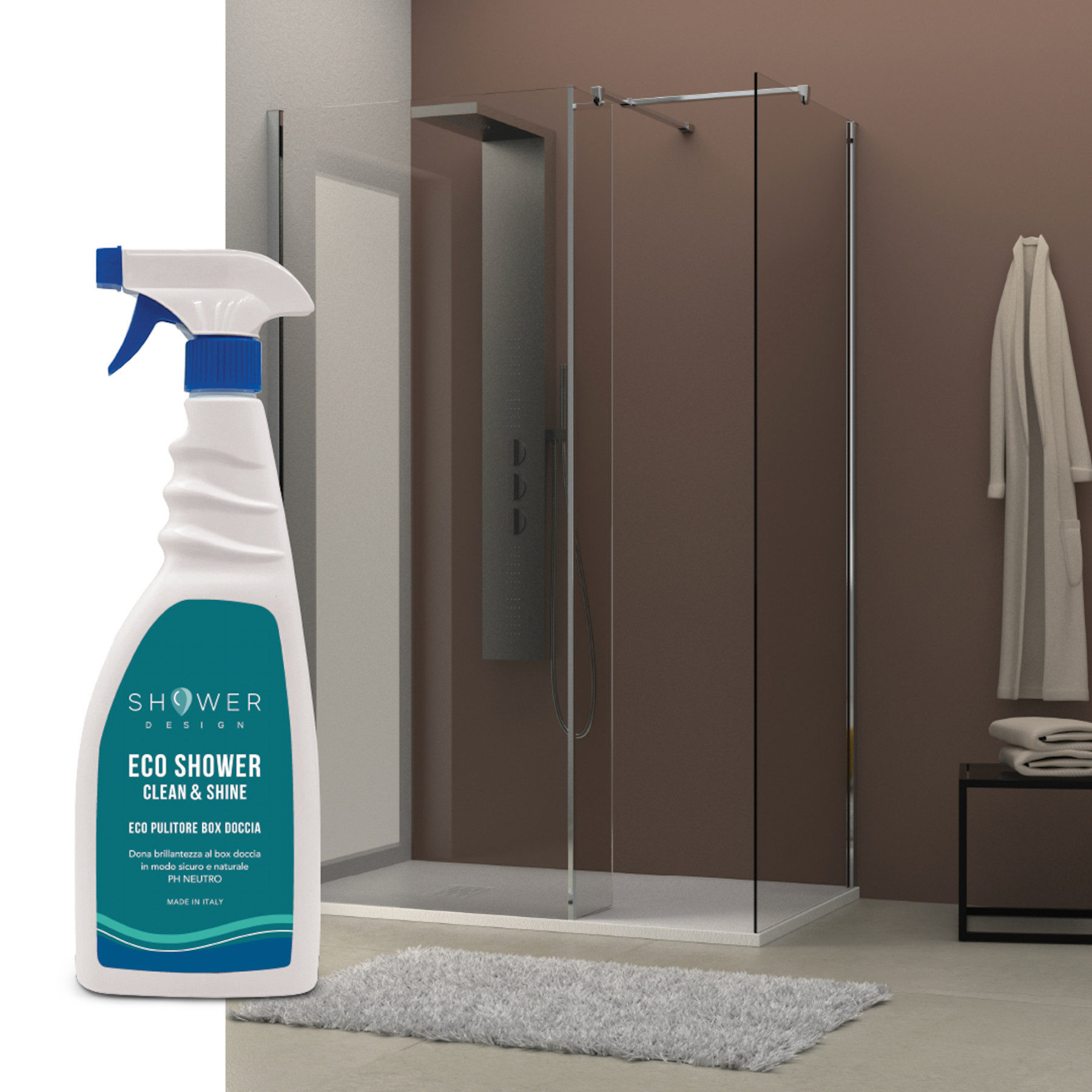 Eco pulitore box doccia SHOWER (2 pz)