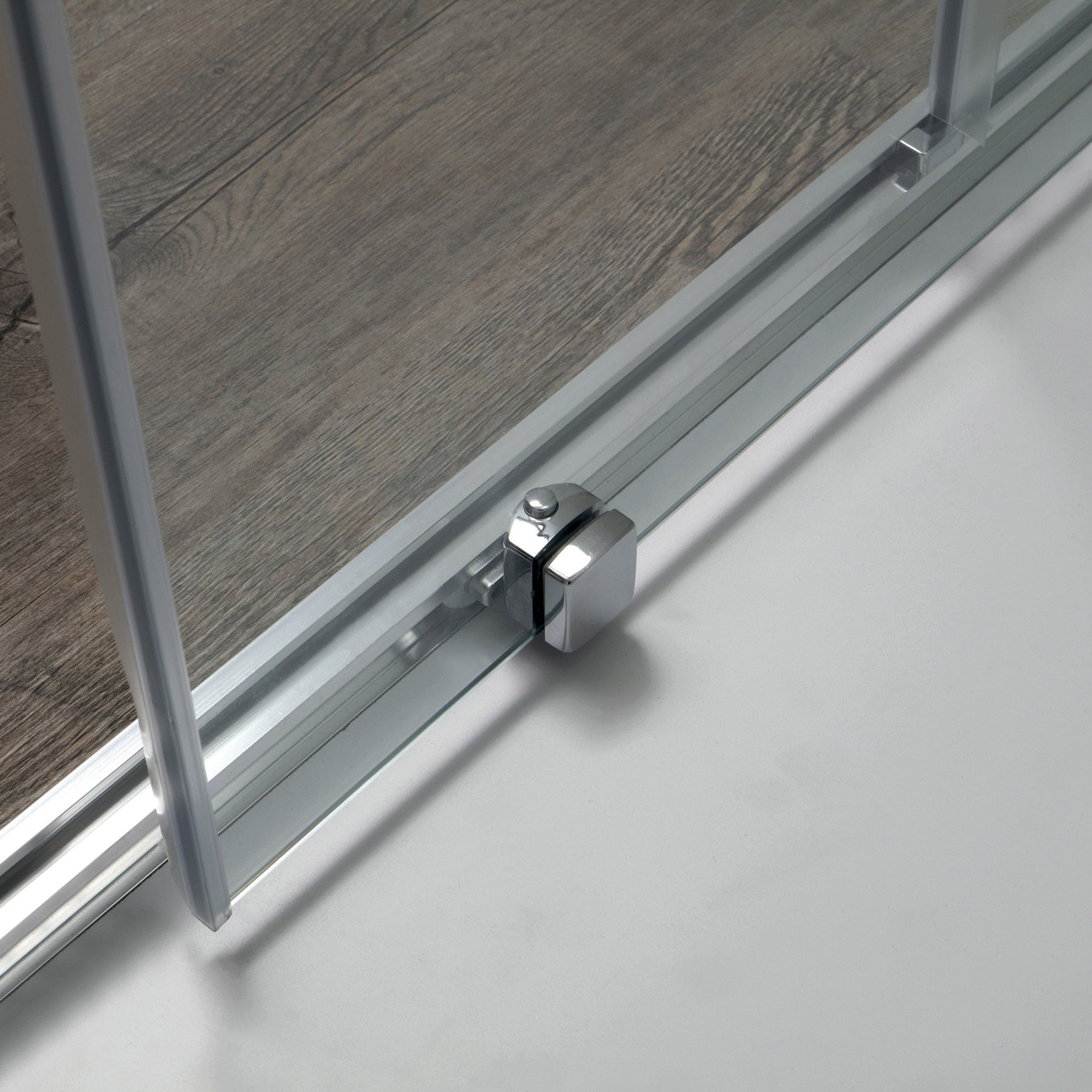 Box doccia TOKYO doppia porta scorrevole rettangolare 90x80 cm altezza 200 cm cristallo 6 mm