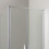 Box doccia angolare OSLO 100x80 cm porta saloon altezza 200 cm cristallo 6 mm