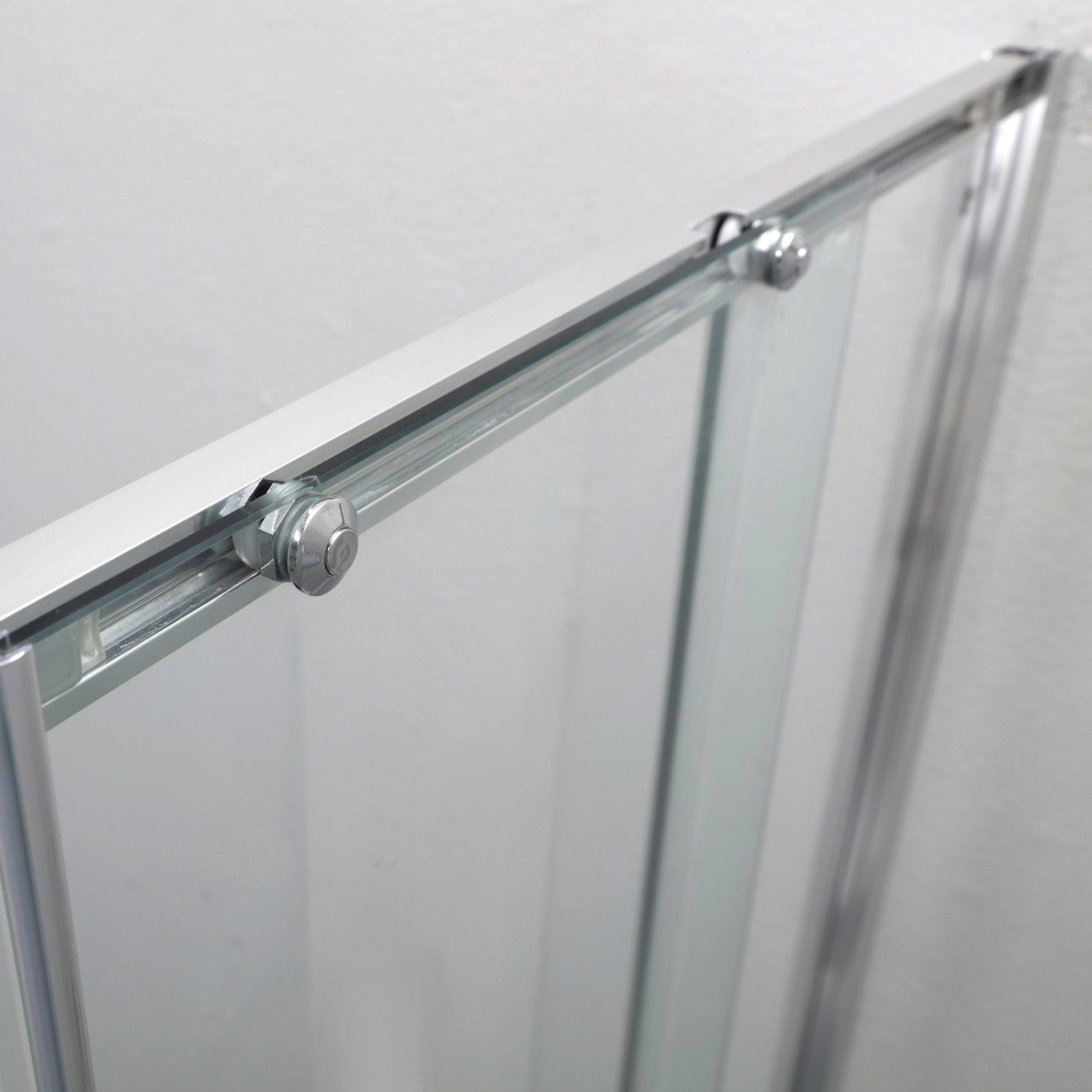 Box doccia OSLO porta scorrevole rettangolare 100x80 cm altezza 200 cm cristallo 6 mm