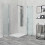 Box doccia OSLO 100x70 cm doppia porta pieghevole altezza 200 cm cristallo 6 mm