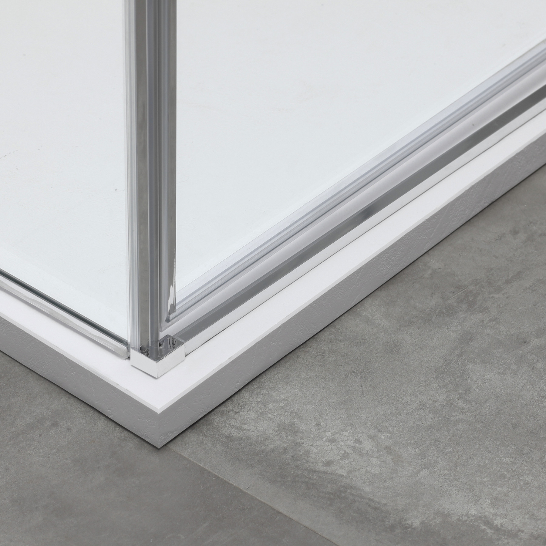 Box doccia OSLO porta battente quadrato 90x90 cm altezza 200 cm cristallo 6 mm