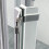 Porta doccia OSLO nicchia pieghevole 90 cm altezza 200 cm cristallo 6 mm