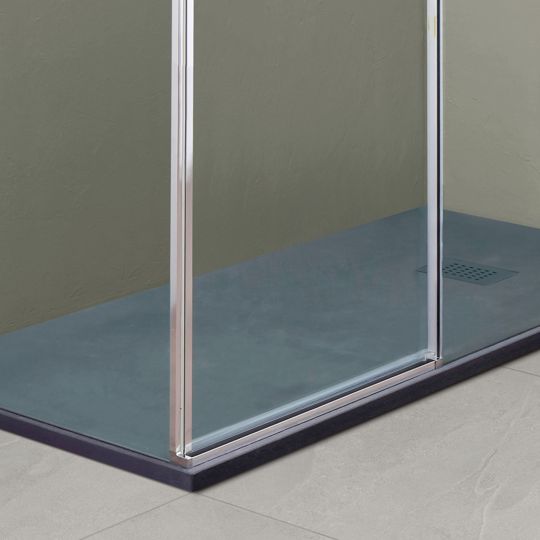 Box doccia DENVER porta scorrevole 170x80 DX cm cristallo 8 mm