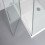 Box doccia OSLO porta battente con fissetto più fisso rettangolare 140x80 cm altezza 200 cm cristallo 6 mm