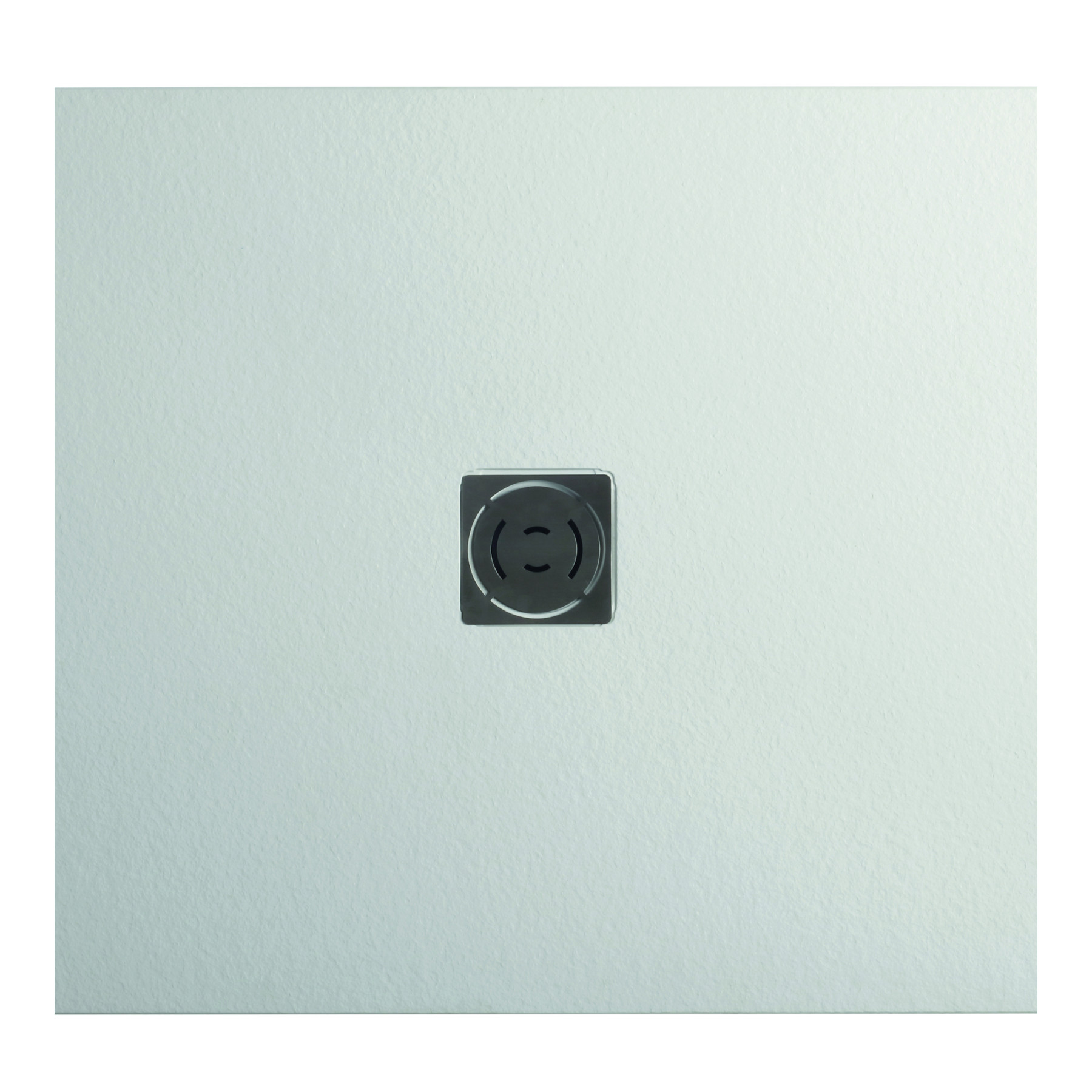 Piatto Doccia resina ROMA 90x90 cm alto 2,6 cm ultrasottile effetto ardesia Bianco Opaco