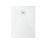 Piatto Doccia VERONA 110x70 cm ultraslim 2,6 cm effetto pietra, con piletta, Bianco Opaco